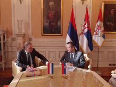 4 January 2022 The National Assembly Speaker in meeting with the Dutch Ambassador to Serbia